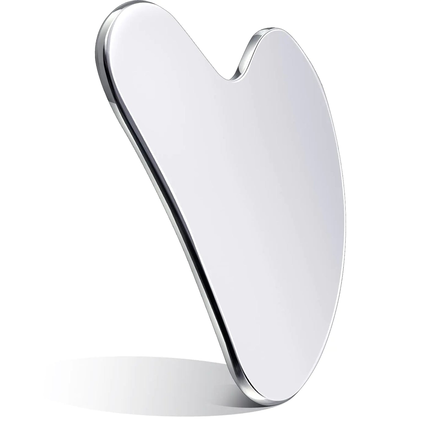 “LUMIÉVA Stainless Steel Gua Sha – Facial Sculpting & Massage Tool”
